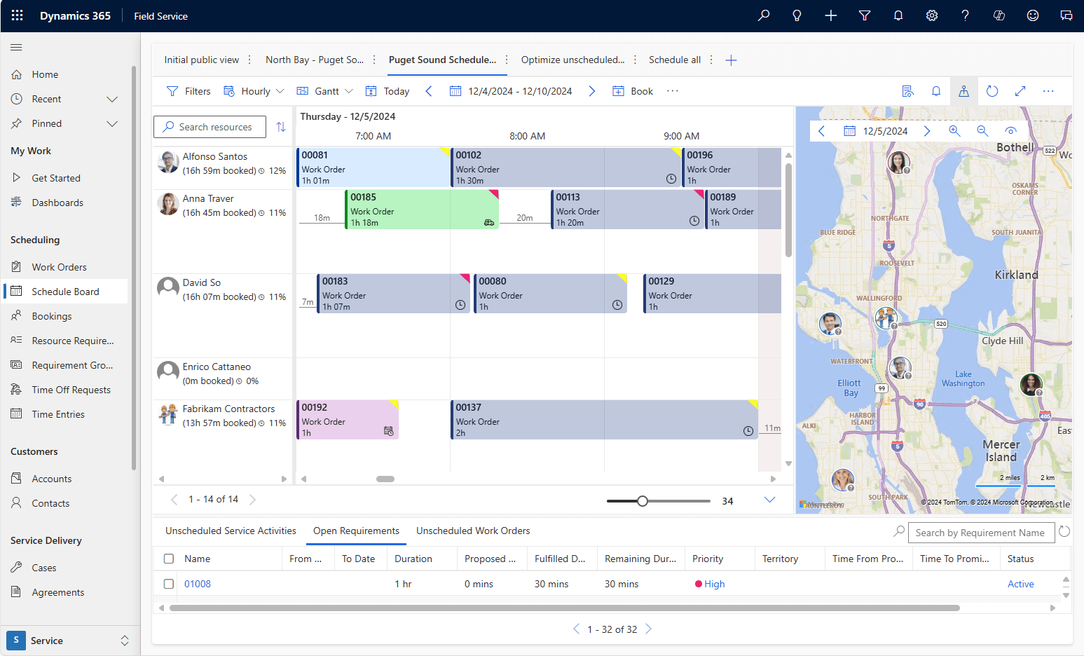 Business Central live dashboard preview
